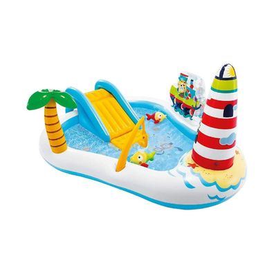 INTEX 57162NP Playcenter "Fishing Fun" Planschbecken (218x188x99) Kinder Garten