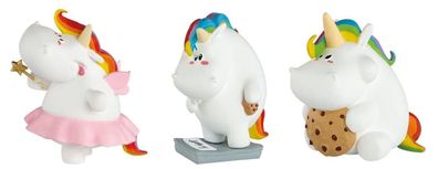 Pummeleinhorn Sammelfiguren 3er Set Pummelfee Pummel Einhorn Figuren Keks Waage