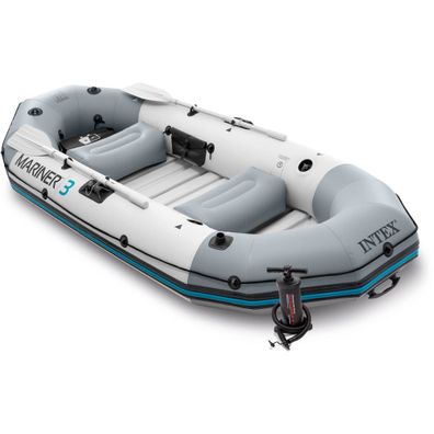 INTEX 68373NP Mariner 3 Schlauchboot-Set inkl. Paddel u. Pumpe