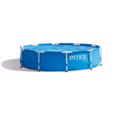 INTEX 28200NP Metal-Frame Pool 305 x 76 cm Planschbecken Schwimmbecken schwimmen