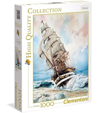 Clementoni Puzzle 39415 - Amerigo Vespucci (1000 Teile) Puzzle Schiff Gemälde