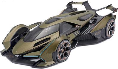 Maisto 36454 Modellauto Lamborghini V12 Vision Grand Turismo grün, Maßstab 1:18