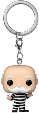 Funko Pocket POP! - Schlüsselanhänger - Mr. Monopoly in Jail Keychain Figur