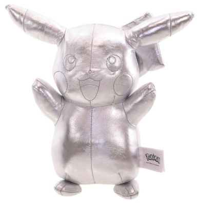 Pokemon Plüschfigur - Pikachu Jubiläum Select (silber, 30cm) Kuscheltier Plüsch