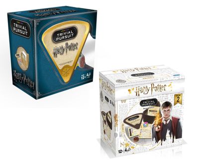 Trivial Pursuit Harry Potter Vol. 1 + Vol. 2 (Bundle) Sparpaket beide Spiele