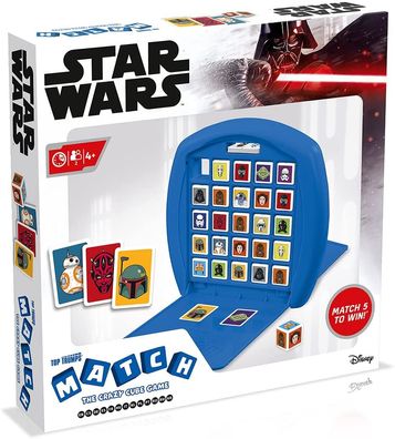 Top Trumps Match - Star Wars - Ratespiel Charaktere rate ab 4 Jahren Reisespiel