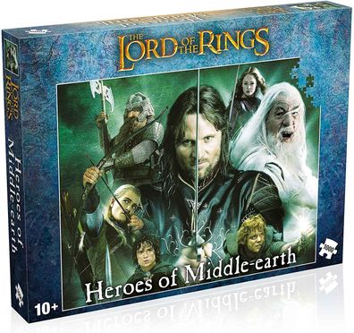 Herr der Ringe - Puzzle »Heroes of Middle-Earth« 1000 Teile Puzzel Gefährten