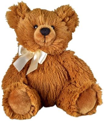 Bauer ECO-LINE Plüschtier Knuddel Bär (braun, 25cm) Kuscheltier Stofftier Teddy