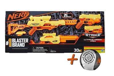 Hasbro E8339 Nerf Alpha Strike »Ultimate Mission Pack« + Neopren Wasserspaßball