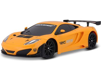 Maisto Tech 582336 - Ferngesteuertes Auto McLaren 12C GT3 (orange, Maßstab 1:24)