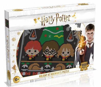 Winning Moves Harry Potter Puzzle Holiday at Hogwarts (1000 Teile) Weihnachten