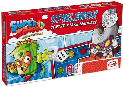 Superzings 22510002 - Spielebox Gesellschaftsspiel Brettspiel Kinderspiel Kinder