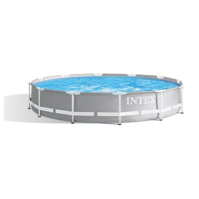 INTEX 26712GN - Prism Frame Pool inkl. GS-Filterpumpe (366x76cm) Aufstellpool