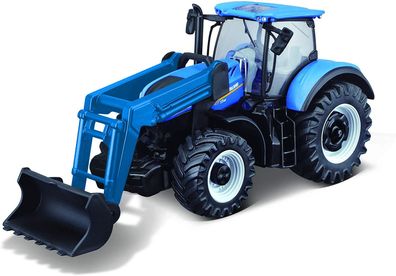 Bburago 18-31632 - Traktor - New Holland T7.315 mit Frontlader (10cm) Trecker