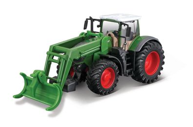 Bburago 18-31636 - Traktor - Fendt 1050 Vario mit Holzgreifer (10cm) Trecker