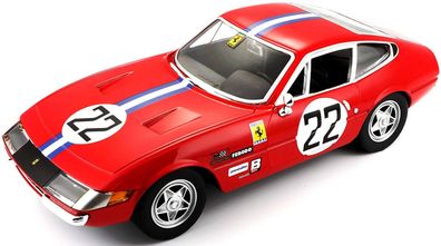 Bburago 18-26303 Modellauto Ferrari 365 GTB4 Competzione 1a serie (Maßstab 1:24)