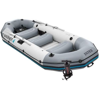 INTEX 68376NP - Schlauchboot-Set - Mariner 4 (inkl. Paddel u. Pumpe)