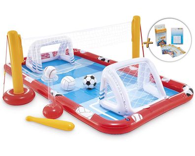 INTEX 57147NP Playcenter Action Sports Pool + Wasserpflege & Reparaturflicken