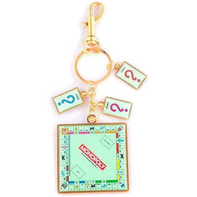 Difuzed - Schlüsselanhänger - Monopoly with Charms (Metall) Keychain Anhänger