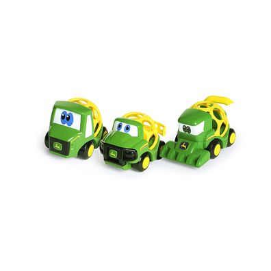 Kids II Spielzeugautos John Deere Tough Ol' Trio ab 12 Monaten Kleinkinder Kids