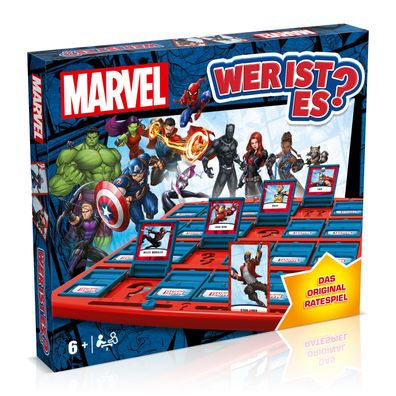 Wer ist es? - Marvel Gesellschaftsspiel Quizspiel Ratespiel Kinder ab 6 Jahren