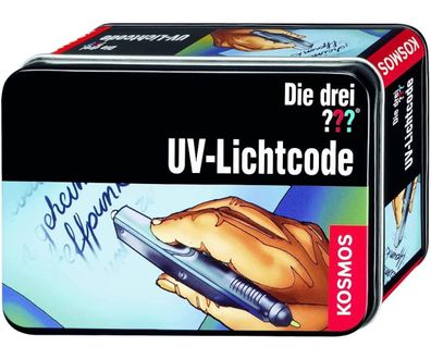 Kosmos 631246 - Die drei ??? UV-Lichtcode (Metalldose) Detektivausrüstung Kinder