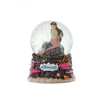 Toi-Toys - Schneekugel - Meerjungfrau Dekoration Weihnachten Schnee