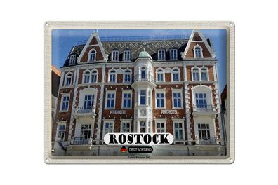 Blechschild Städte Rostock Galerie Rostocker Hof 40x30cm