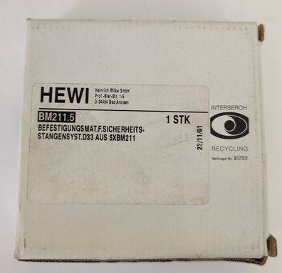 HEWI-Befestigungsmaterial 6x70 mm Sicherheitsschrauben Stangensystem BM211.5