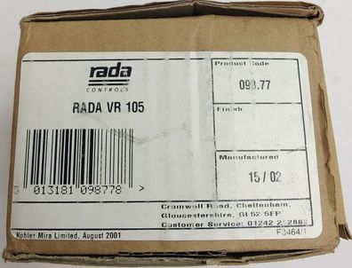 Rada VR105 Vandalismus geschützter Duschkopf 128104 verchrom 1.0.098.77.1