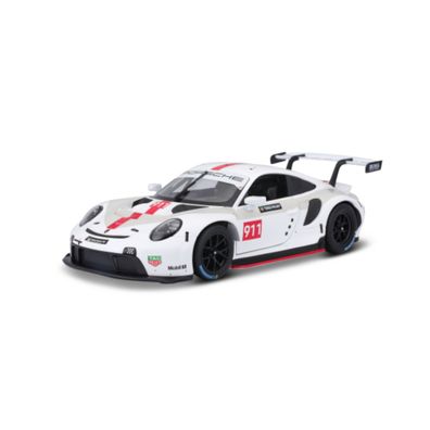 Bburago 18-38302 - Modellauto - Porsche 911 RSR (weiß, Maßstab 1:43) Modell Auto