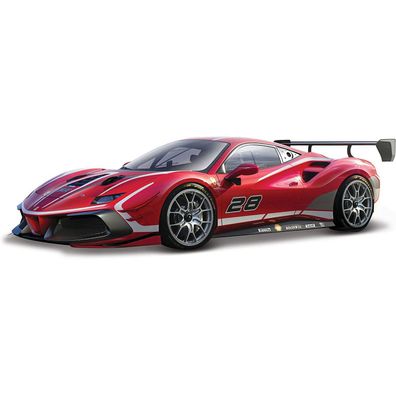 Bburago 18-36309 Modellauto - Ferrari 488 Challenge EVO '20 (rot, Maßstab 1:43)