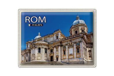 Blechschild Reise Rom Basilika Santa Maria Maggiore 40x30cm