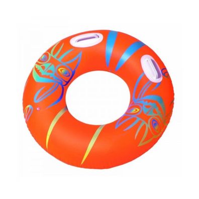 Wehncke 14730 - Jumbo Schwimmring (80cm) Schwimmreifen mit zwei Haltegriffen