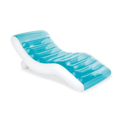 56874EU - Lounge - King Cool (blau, 191x99cm) Poolsessel aufblasbar Poolsitz