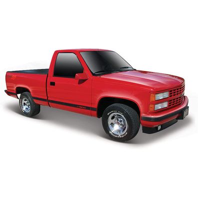 Maisto 32901 - Modellauto - Chevrolet 454 SS Pick-Up '93 (rot, Maßstab 1:24)