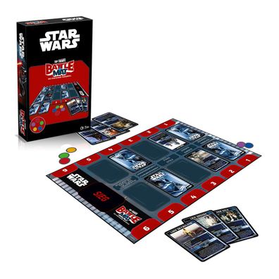 Winning Moves Battle Mat - Star Wars inkl. Top Trumps Kartenspiel Quartett