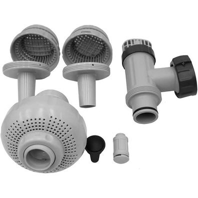 INTEX 26004 - Anschluss-Set Ø 38mm Chlor- und Salzwasserbeständig Anschlüsse