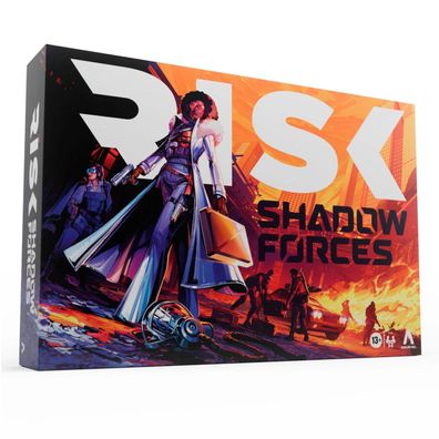 Hasbro - Risiko Shadow Forces Brettspiel Legacy Spiel Strategiespiel 3-5 Spieler