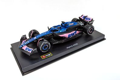 Bburago 18-38073O Modellauto F1 Renault Alpine A523' 23 #31 Ocon (Maßstab 1:43)