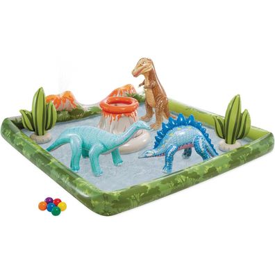 INTEX 56132NP Playcenter - Jurassic Adventure (201x201x36cm) Planschbecken Dino