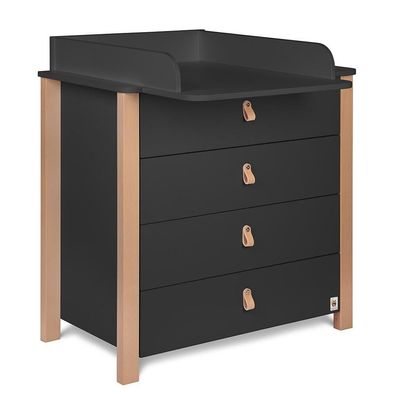 Furnlux Wickeltisch Etude Schwarz 90cm