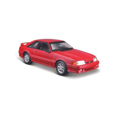 Maisto 32906 - Modellauto - Ford Mustang SVT Cobra '93 (rot, Maßstab 1:24)