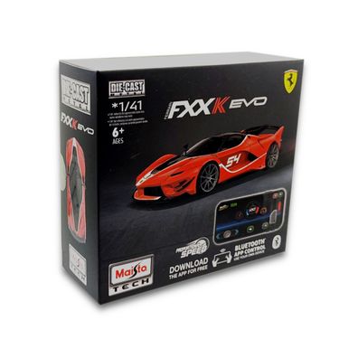 Maisto Tech 82650 - Ferngesteuertes Auto Ferrari FXX K EVO (11cm, Maßstab 1:41)