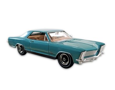 Maisto 31214 - Modellauto - Buick Riviera (metallic blau, Maßstab 1:26)