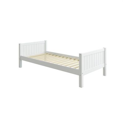 Furnlux Kinder-einzelbett Nordic Romantic Weiß 90x200cm