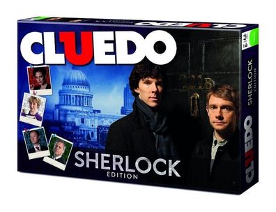 Cluedo Sherlock Edition - Gesellschaftsspiel Brettspiel Holmes Detektiv Spiel