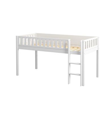 Furnlux Hochbett Viggo Weiß 90x200cm