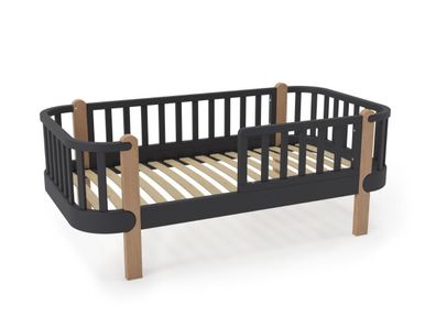 Furnlux Kids Single Beds ETUDE - Schwarz - 88 x 65 x 165 cm