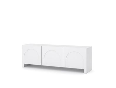 Furnlux Fernsehtisch Arco Weiss 150cm